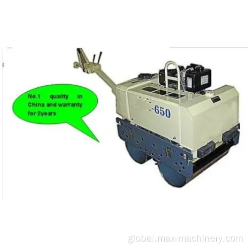 Concrete Road Roller Vibratory Walk Behind Double Drum Road Roller Compactor Manufactory